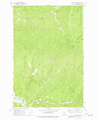 Merry Creek 1969 topographic map preview