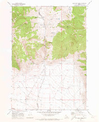 Methodist Creek 1969 topographic map thumbnail