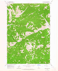 Meyers Cove 1963 topographic map thumbnail