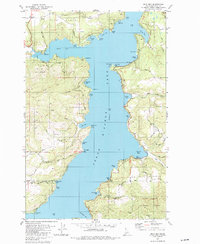 Mica Bay 1981 topographic map thumbnail
