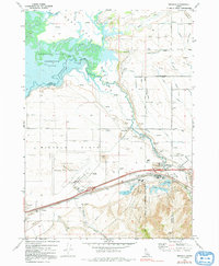 Michaud 1971 topographic map thumbnail
