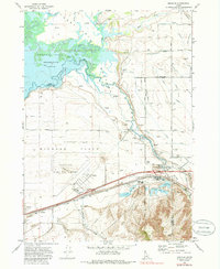 Michaud 1971 topographic map thumbnail