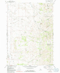 Michaud Creek 1971 topographic map thumbnail