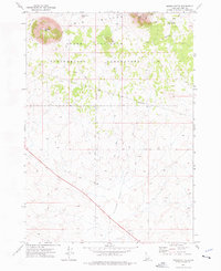 Middle Butte 1973 topographic map thumbnail