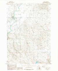 Midvale 1986 topographic map thumbnail