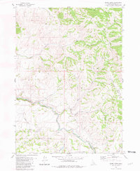 Miner Creek 1981 topographic map thumbnail
