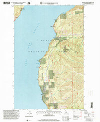 Minerva Peak 1996 topographic map thumbnail