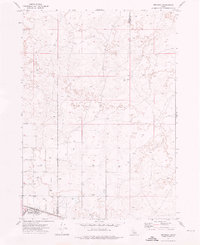 Minidoka 1972 topographic map thumbnail