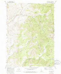 Mink Creek 1969 topographic map thumbnail