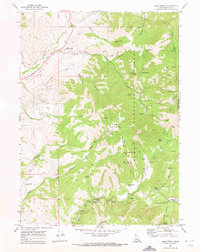 Mink Creek 1969 topographic map thumbnail