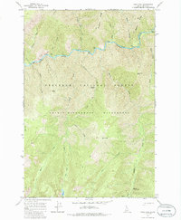 Mink Peak 1966 topographic map thumbnail