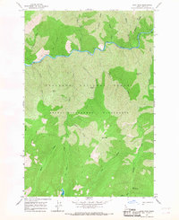 Mink Peak 1966 topographic map thumbnail