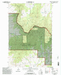 Mission Mountain 1994 topographic map thumbnail