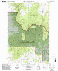 Mission Mountain 1994 topographic map thumbnail