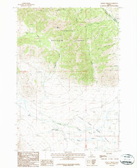 Moffett Springs 1987 topographic map thumbnail