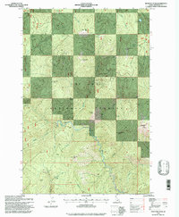 Montana Peak 1995 topographic map thumbnail