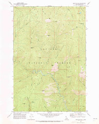 Montana Peak 1969 topographic map thumbnail