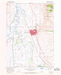 Montpelier 1967 topographic map thumbnail