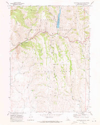 Montpelier Canyon 1970 topographic map thumbnail