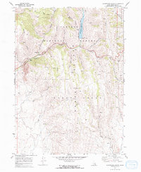 Montpelier Canyon 1970 topographic map thumbnail