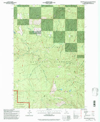 Monumental Buttes 1995 topographic map thumbnail