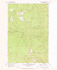 Monumental Buttes 1969 topographic map thumbnail