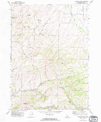 Moonlight Mtn 1971 topographic map thumbnail
