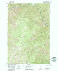 Moose Ridge 1966 topographic map thumbnail