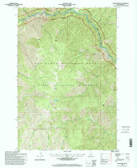 Moose Ridge 1995 topographic map thumbnail