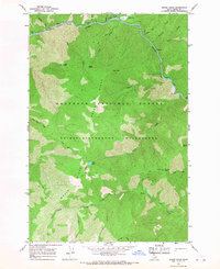 Moose Ridge 1966 topographic map thumbnail