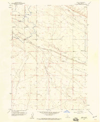 Mora 1958 topographic map preview