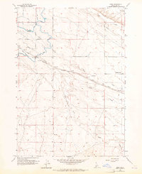 Mora 1958 topographic map preview
