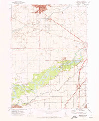 Moreland 1971 topographic map thumbnail