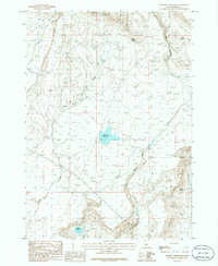 Morrow Reservoir 1986 topographic map thumbnail