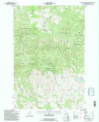 Moscow Mountain 1994 topographic map thumbnail
