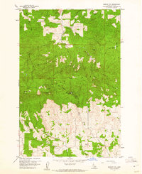Moscow Mtn topographic map thumbnail