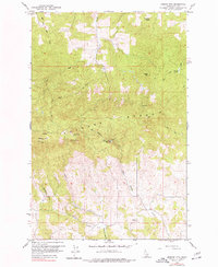Moscow Mtn 1960 topographic map thumbnail