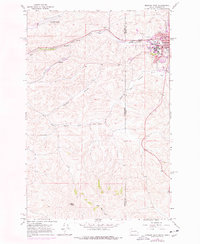 Moscow West 1964 topographic map thumbnail