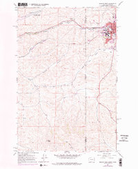 Moscow West 1964 topographic map thumbnail