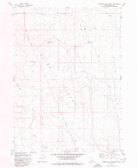 Mosquito Lake Butte 1979 topographic map thumbnail