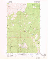 Mount Casey 1968 topographic map thumbnail