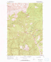 Mount Casey 1968 topographic map thumbnail