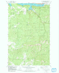 Mount Coeur D'Alene 1981 topographic map thumbnail
