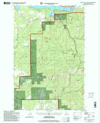 Mount Coeur D'Alene 1996 topographic map thumbnail