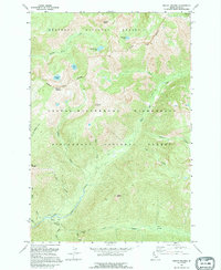 Mount Paloma 1991 topographic map thumbnail