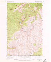 Mount Roothaan 1967 topographic map thumbnail