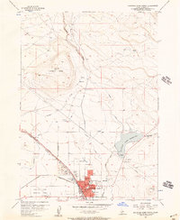 Mountain Home North 1956 topographic map thumbnail