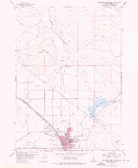 Mountain Home North 1956 topographic map thumbnail