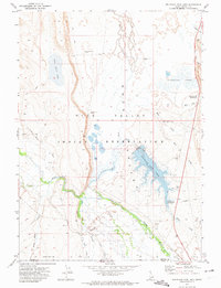 Mountain View Lake 1971 topographic map thumbnail