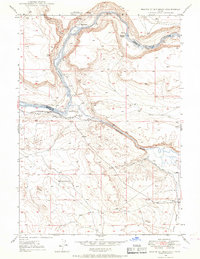 Mouth of Bruneau 1946 topographic map thumbnail